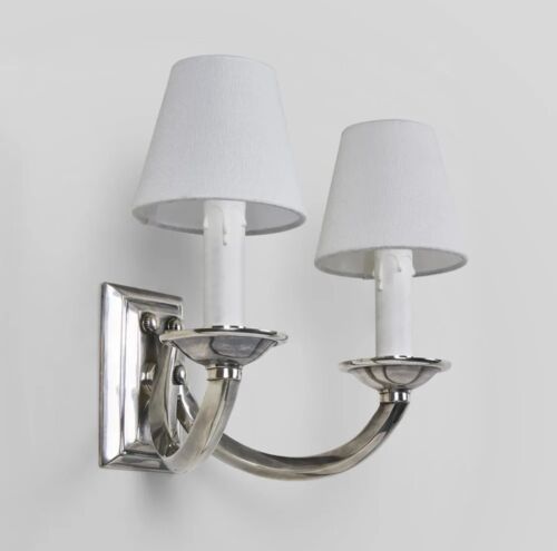 ELYSEE WALL LIGHT BASE ANTIQUE SILVER By Emac & Lawton (Base Only)