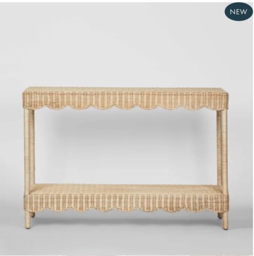 BELLE RATTAN CONSOLE NATURAL By Florabelle Living