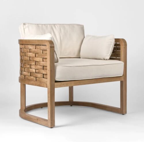 Weave Teak Armchair -Outdoor By Florabelle Living