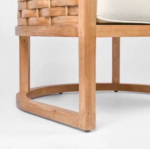 Weave Teak Armchair -Outdoor By Florabelle Living