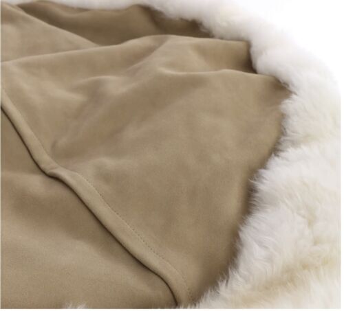 LONG WOOL BEAN BAG Sheepskin - NAPPA 92 X 92 CM
