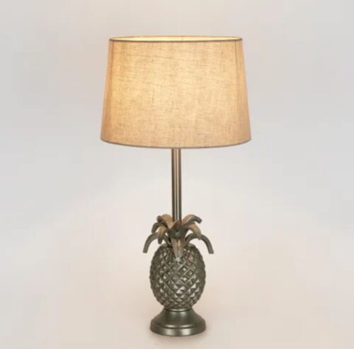 ST MARTIN TABLE LAMP BASE ANTIQUE SILVER - BASE ONLY