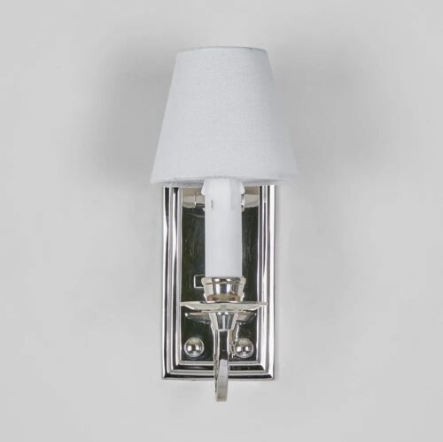 EAST BORNE WALL LIGHT NICKEL (Base Only) By Emac & Lawton