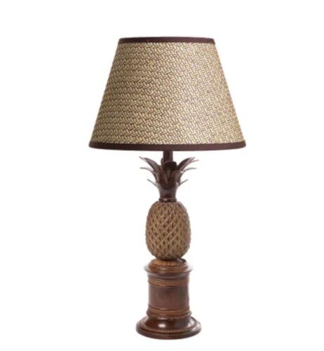 BERMUDA PINEAPPLE TABLE LAMP BASE BROWN - BASE ONLY