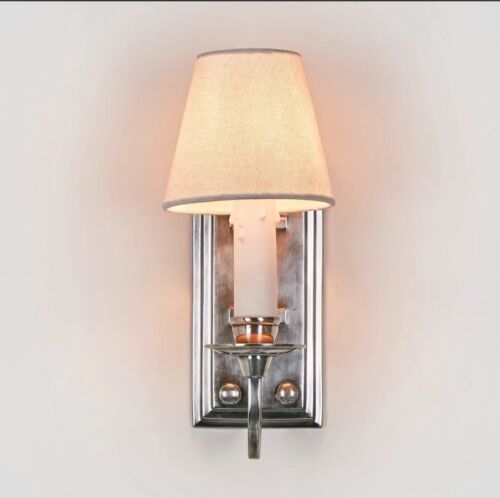 EAST BORNE WALL LIGHT ANTIQUE SILVER (Base Only)