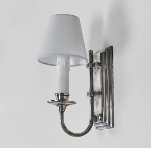 EAST BORNE WALL LIGHT ANTIQUE SILVER (Base Only)