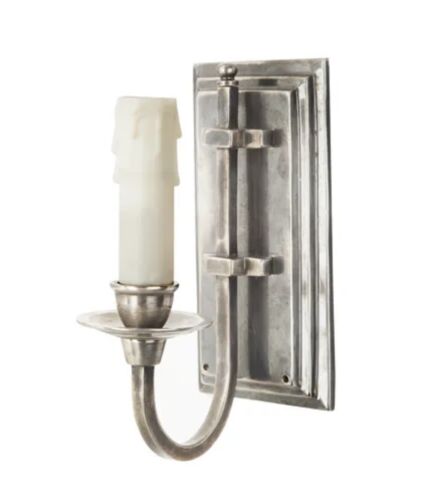 EAST BORNE WALL LIGHT BASE ANTIQUE SILVER