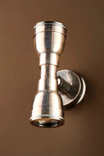 BAYPORT OUTDOOR WALL LIGHT ANTIQUE SILVER By Emac & Lawton