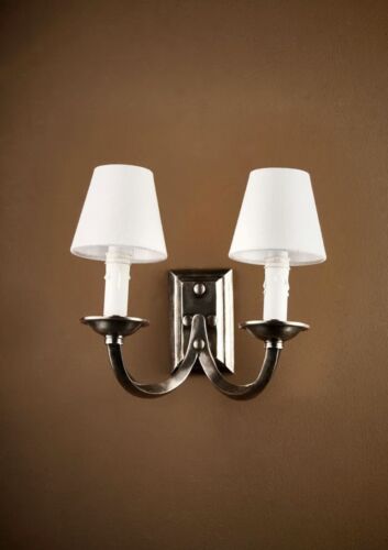 ELYSEE WALL LIGHT BASE ANTIQUE SILVER By Emac & Lawton