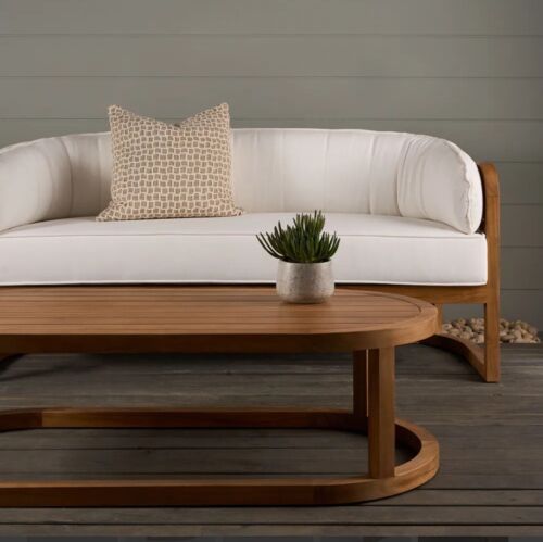 Weave Teak Sofa -Outdoor By Florabelle Living