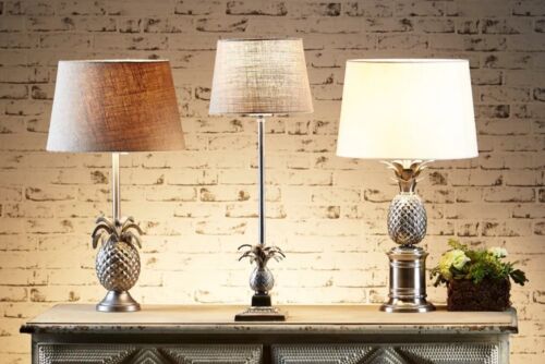 ST MARTIN TABLE LAMP BASE ANTIQUE SILVER - BASE ONLY