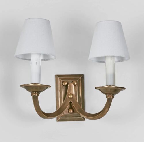 ELYSEE WALL LIGHT BASE ANTIQUE BRASS By Emac & Lawton (Base Only)