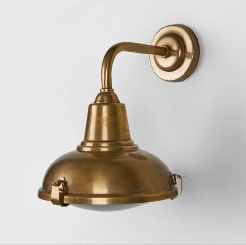 CATALINA OUTDOOR WALL LIGHT ANTIQUE BRASS By Emac & Lawton