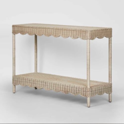 BELLE RATTAN CONSOLE NATURAL By Florabelle Living