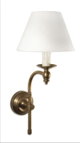 SOHO CURVED WALL LIGHT BASE ANTIQUE BRASS