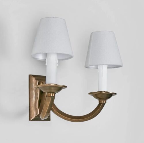 ELYSEE WALL LIGHT BASE ANTIQUE BRASS By Emac & Lawton (Base Only)