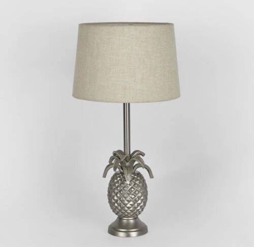 ST MARTIN TABLE LAMP BASE ANTIQUE SILVER - BASE ONLY