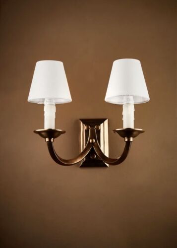 ELYSEE WALL LIGHT BASE ANTIQUE BRASS By Emac & Lawton