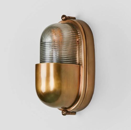 ANCHOR OUTDOOR WALL LIGHT BRASS By Emac & Lawton