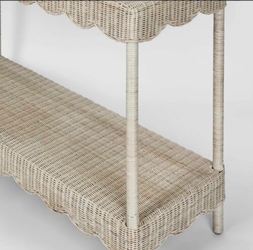 BELLE RATTAN CONSOLE NATURAL By Florabelle Living