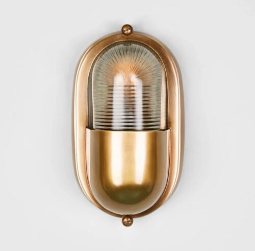 ANCHOR OUTDOOR WALL LIGHT BRASS By Emac & Lawton