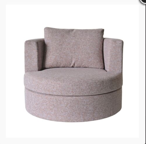 High End Bergman Swivel Chair by Satara - Noyack Orchid