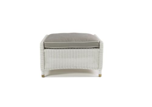 Sorrento Outdoor Footstool - White - Australian Designed