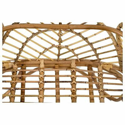 Elise Rattan Bassinet With 6cm White Cushion - Natural - MEL & ADEL METRO ONLY