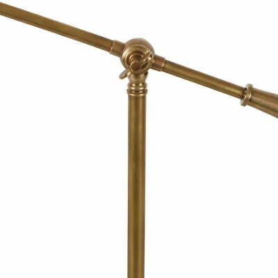 VERONA FLOOR LAMP WITH MARBLE BASE BRASS By Florabelle