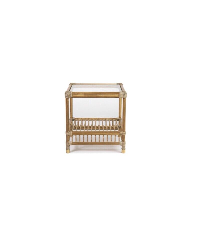 High End Sorrento Outdoor Side Table – Natural By Wisteria Design
