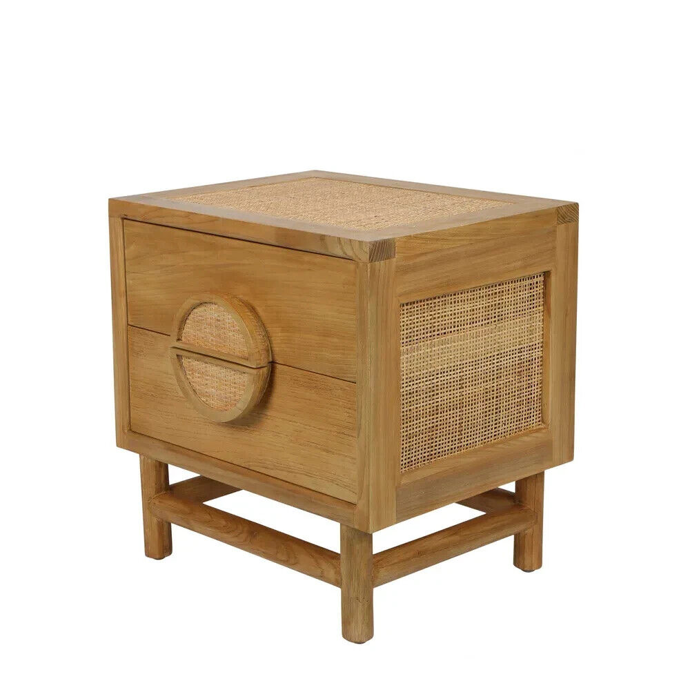 RONDO BEDSIDE NATURAL By Florabelle Living