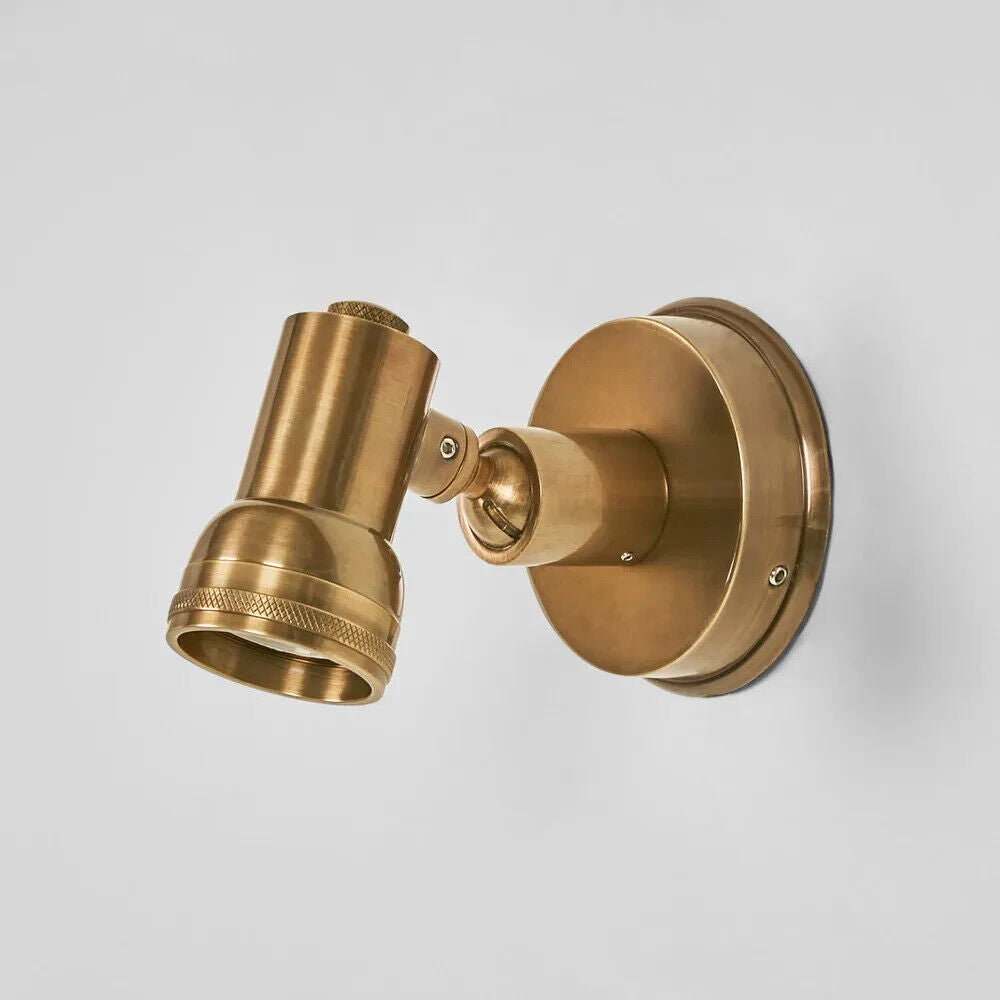 CARTER MINI WALL LIGHT ANTIQUE BRASS By Emac & Lawton