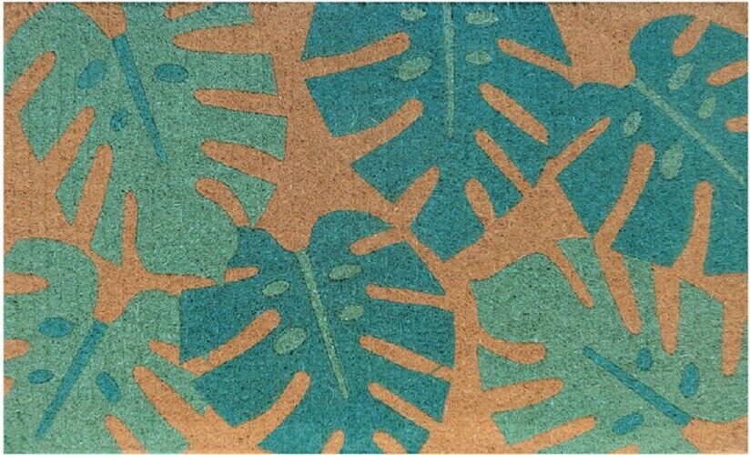 "Monstera" Luxury thick doormat door mat by Doormat designs -75 X 45 CM