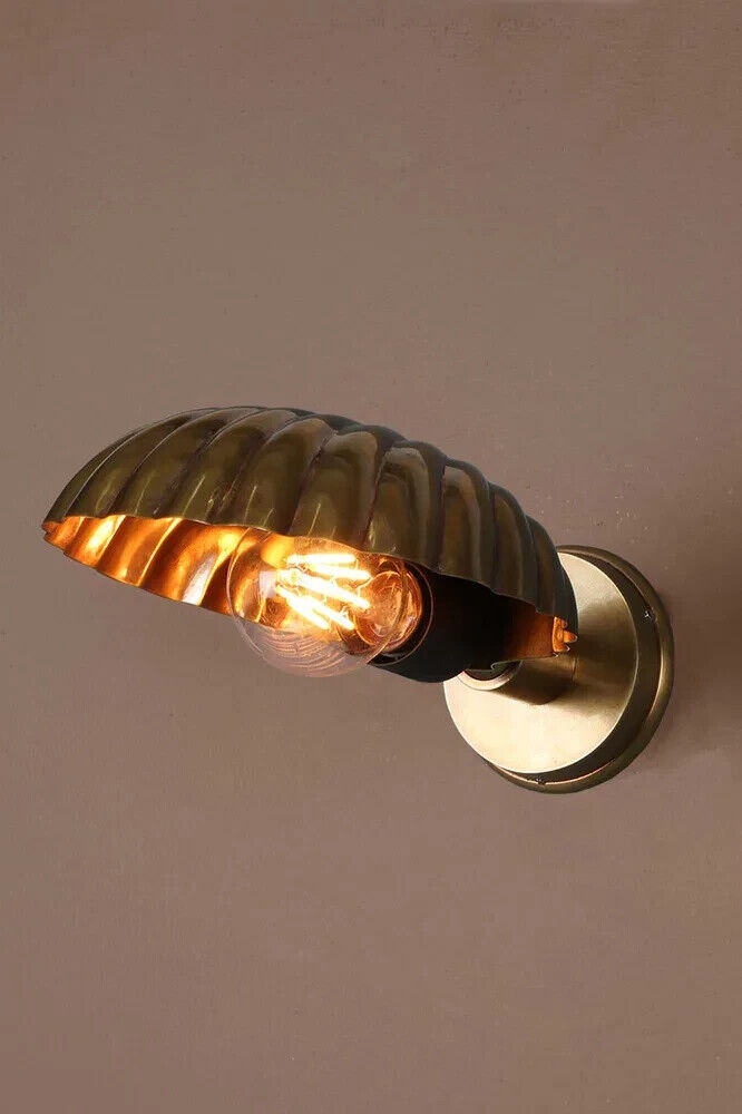 OLIVER WALL LIGHT ANTIQUE BRASS By Emac and Lawton