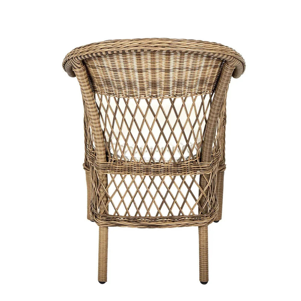 Marco Aluminium Synthetic Wicker Outdoor Chair Natural By Florabelle Living