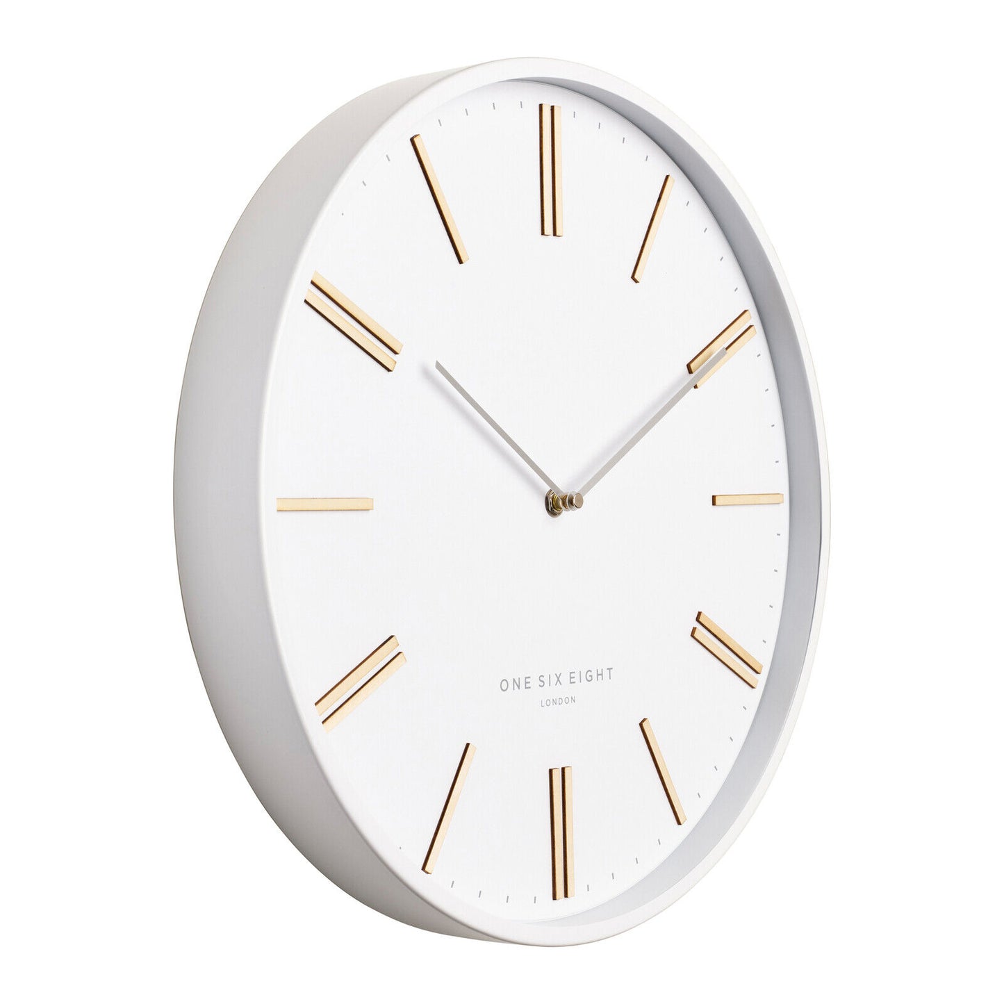 ESME 40CM WHITE SILENT WALL CLOCK