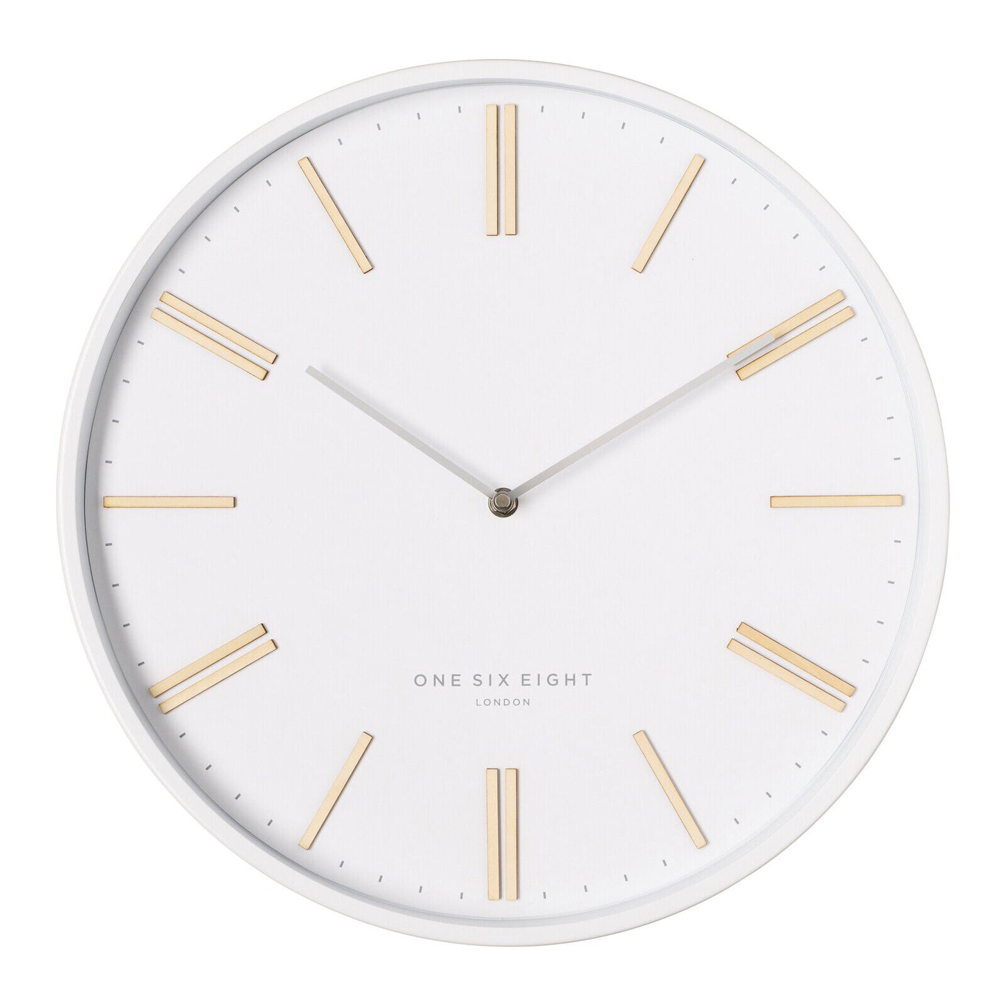 ESME 40CM WHITE SILENT WALL CLOCK