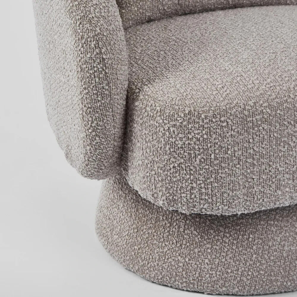 Selena Swivel Chair Stone By Florabelle Living