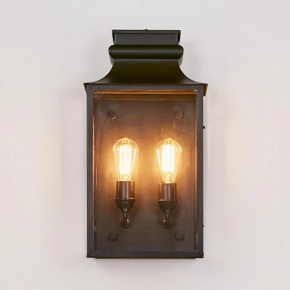 WESTPOINT OUTDOOR WALL LIGHT BLACK By Emac & Lawton
