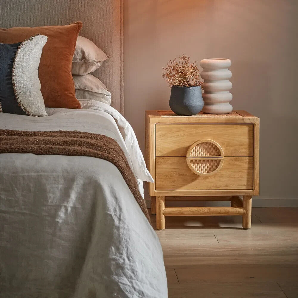 RONDO BEDSIDE NATURAL By Florabelle Living