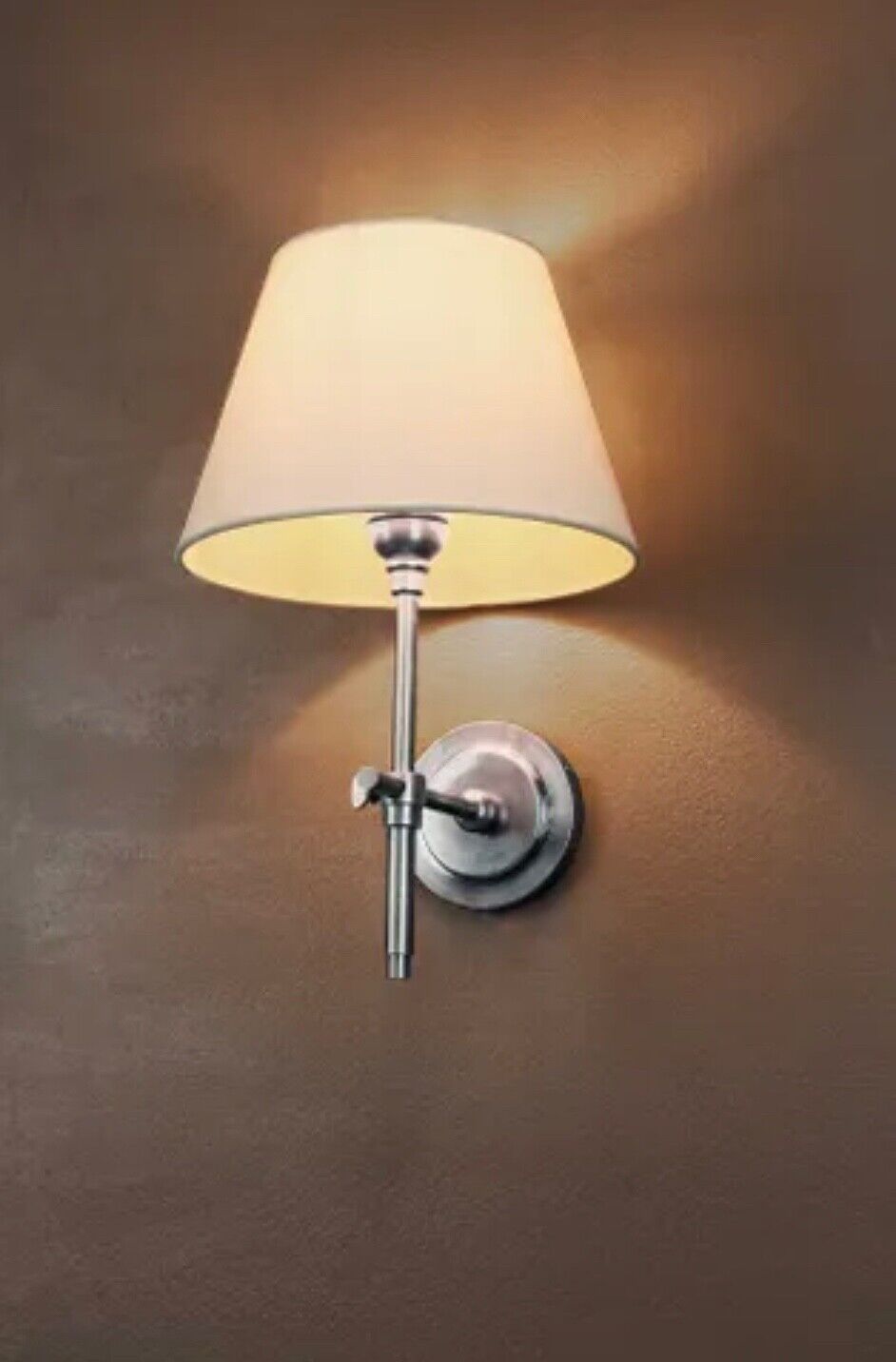 DINO WALL LIGHT BASE ANTIQUE SILVER By Emac & Lawton