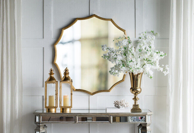 Minyama Scalloped Mirror 101 cm