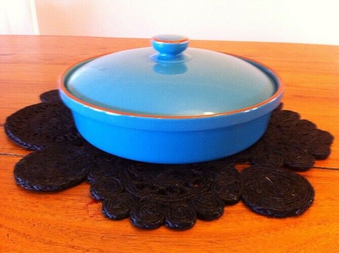 HIGH QUALITY Handmade BLACK JUTE PLACE MAT / CENTRE MAT 45 CM WIDE
