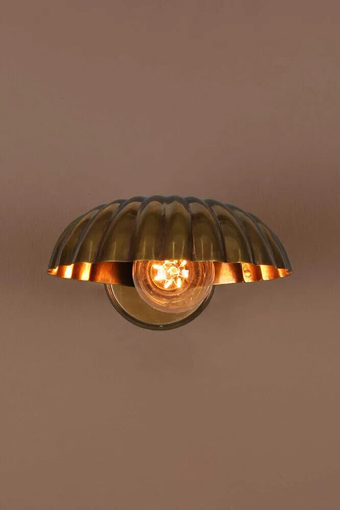OLIVER WALL LIGHT ANTIQUE BRASS By Emac and Lawton