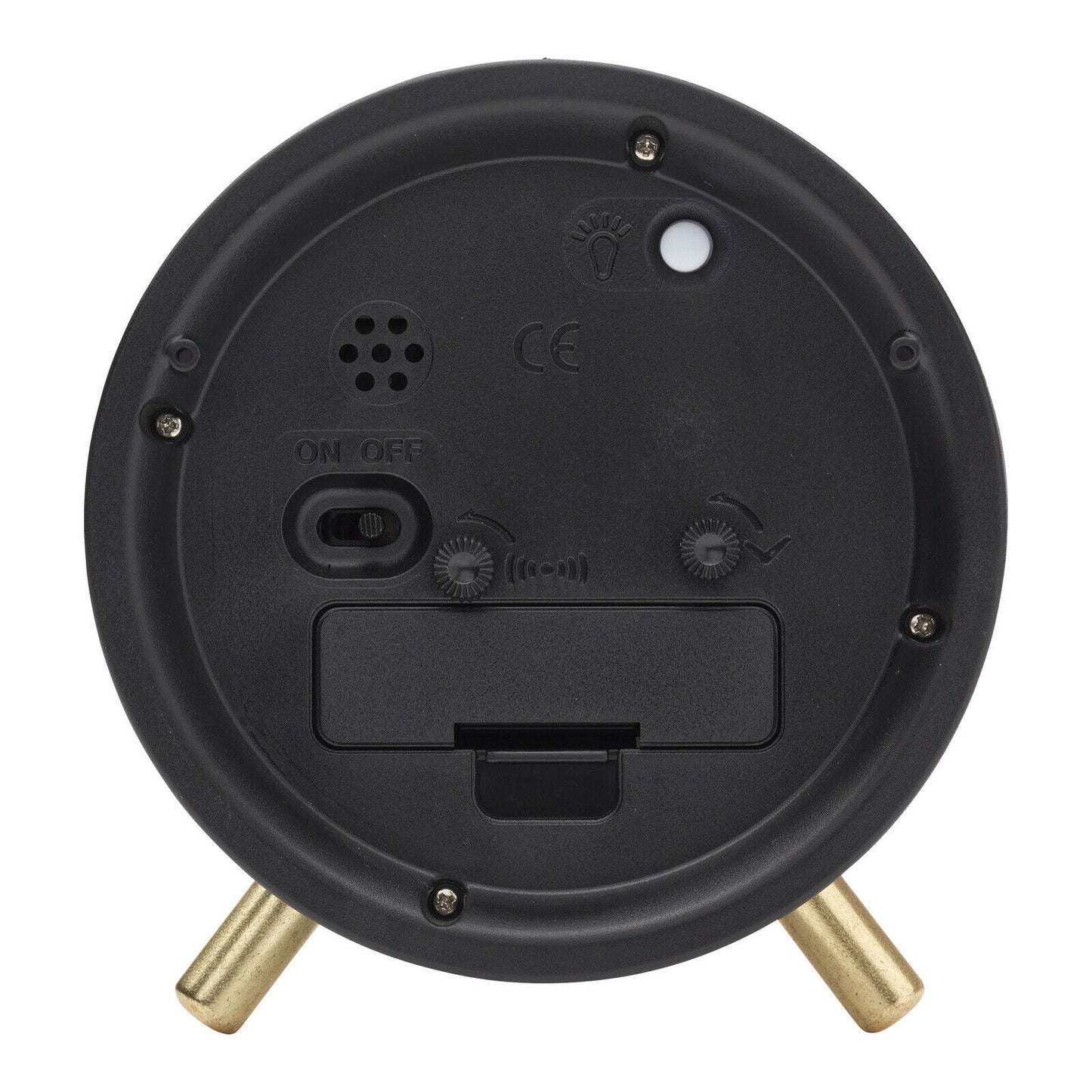 MAISIE WHITE SILENT ALARM CLOCK