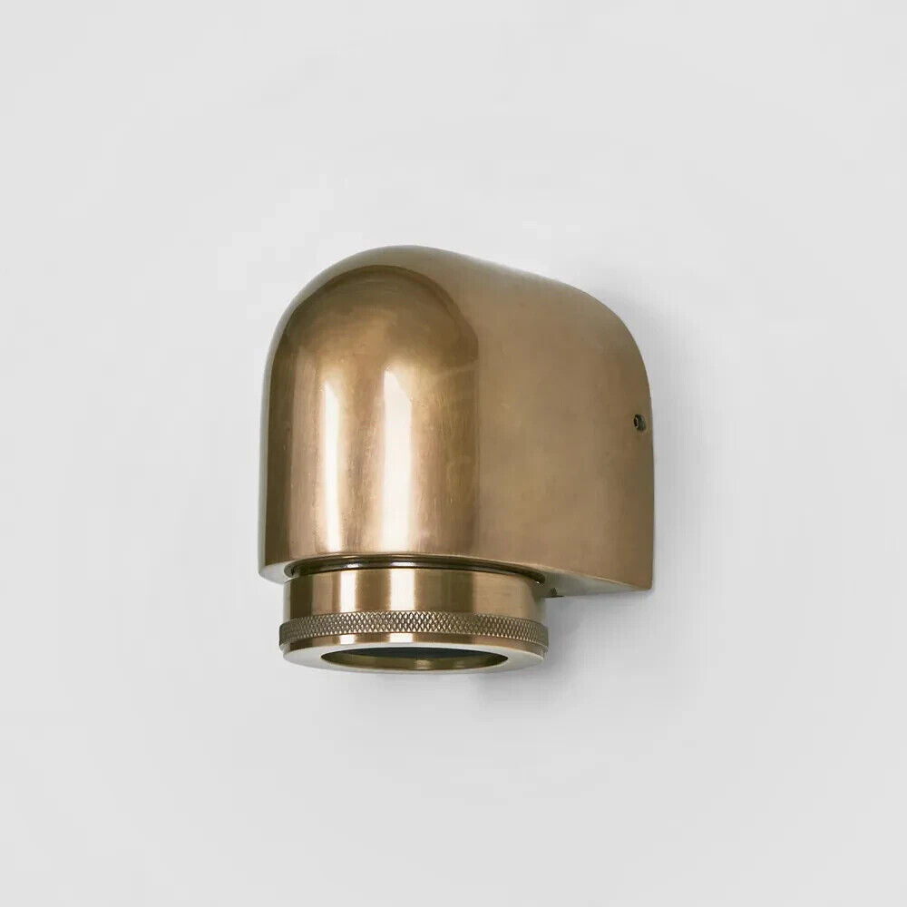SEA ROCK OUTDOOR WALL LIGHT ANTIQUE BRASS By Emac & Lawton