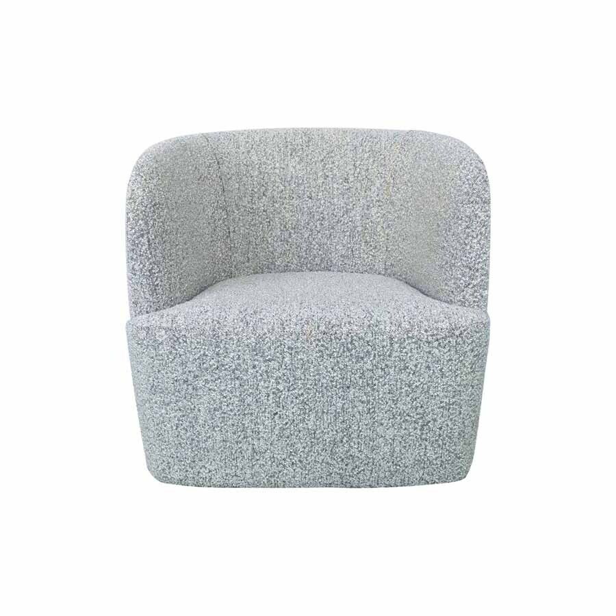 High End Gigi Storm Boucle Lounge Chair by Satara