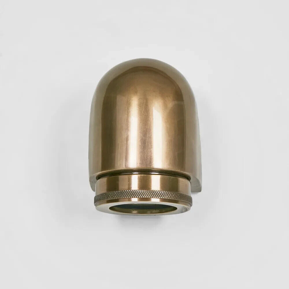 SEA ROCK OUTDOOR WALL LIGHT ANTIQUE BRASS By Emac & Lawton