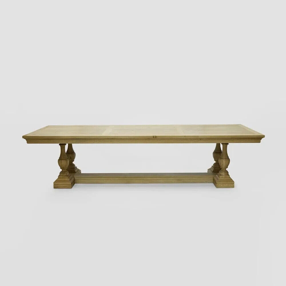 Ville Oak Dining Table Natural 300cm By Florabelle Living