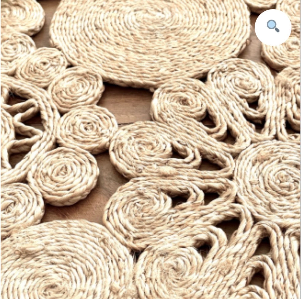 HANDMADE JUTE RETRO 45CM PLACEMAT